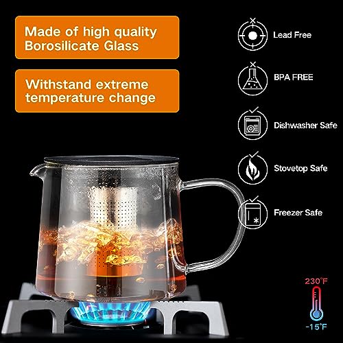Glass Teapot 51oz (Teapot 51oz)