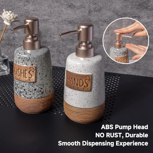 Hand and Dish Soap Dispenser Set (15 OZ)