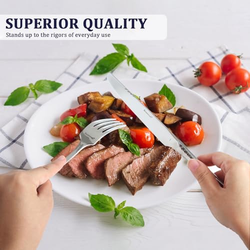 Hammered Silverware Set (Silver / Bastia 5 pieces for 1)