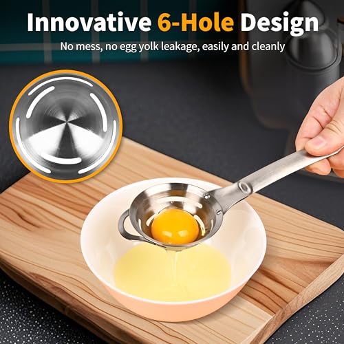 Stainless Steel Egg Yolk White Separator for Raw Eggs