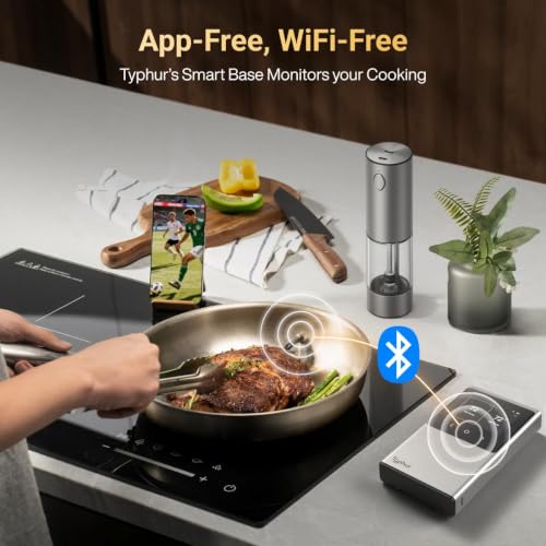 Smart WiFi Wireless Meat Thermometer with 2 Thin Probes & 6 Sensors (2 Probes)