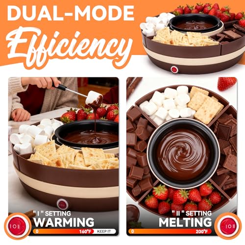 Cheese & Chocolate Fondue Machine
