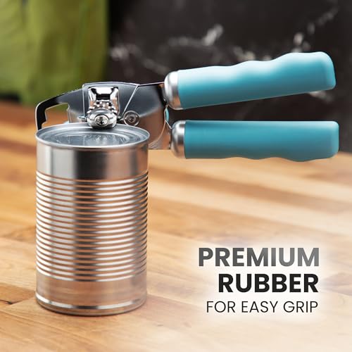 Heavy Duty Stainless Steel Can Opener Manual with Bottle Opener