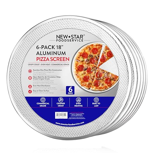 Restaurant Grade Seamless Aluminum Pizza Baking Screen