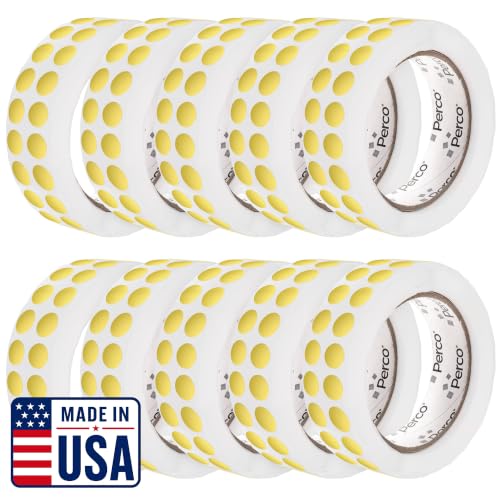 Metallic Gold Perforated Round Circle Dot Sticker 1 (Metallic Gold / 0.5 Inch)