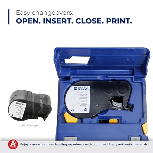 M510 Portable Industrial Label Printer Kit with Carrying Case