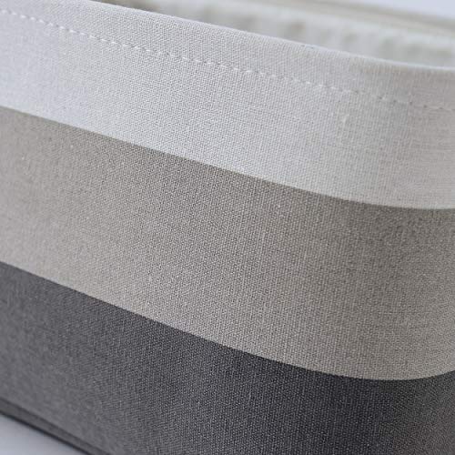Large Storage Baskets for Shelves (Gray Gradient / Large (Pack of 3))