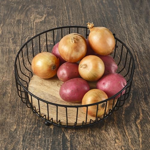 Savannah Fruit Storage Basket with Removable Banana Hook (Fruit Storage Basket)