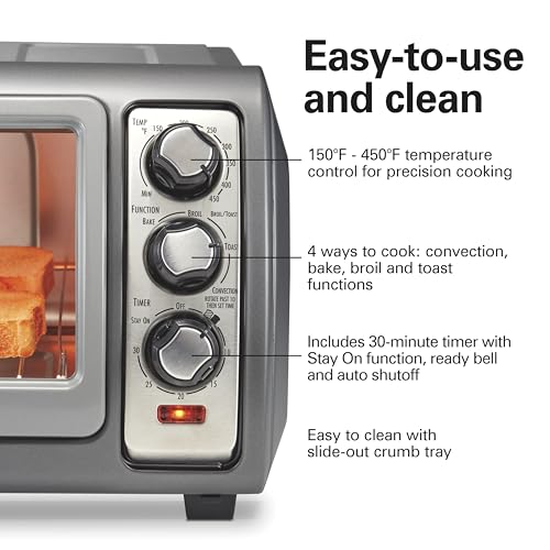 Easy Reach 6 Slice Countertop Convection Toaster Oven (6 Slice Convection Toaster Oven)