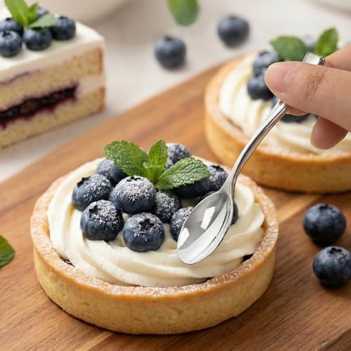 300 Pieces Plastic Silver Mini Spoons (Silver / Mini Spoons)