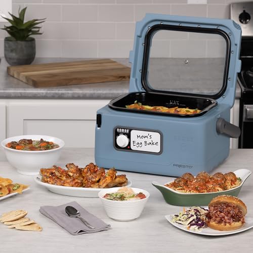 06017 8 Quart Nomad Traveling Slow Cooker (BLUE)
