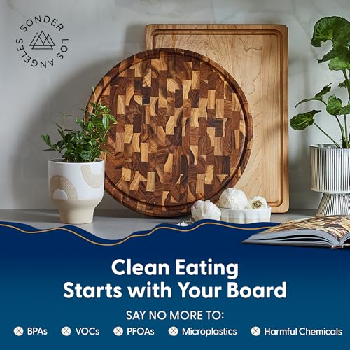 Vincent End Grain Teak Cutting Board (Vincent | Teak | End Grain)
