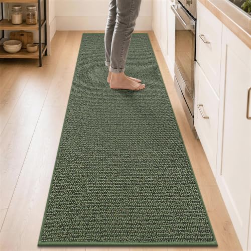 Kitchen Runner Rugs 24"x96" (Green / 24" X 96" (Rectangular))