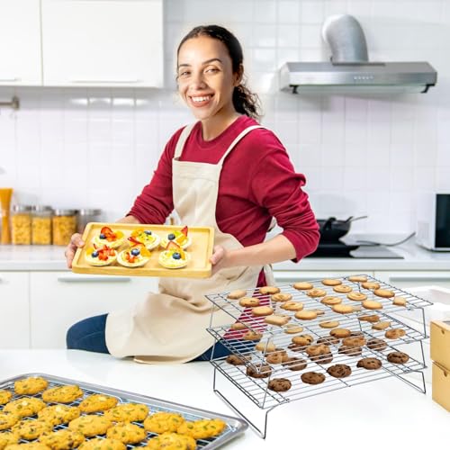 Cooling Racks (10" x 16" Silver Tall Baking Rack)