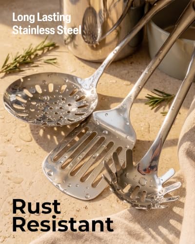 Stainless Steel 8 Piece Cooking Utensil Set (8 Piece Set)