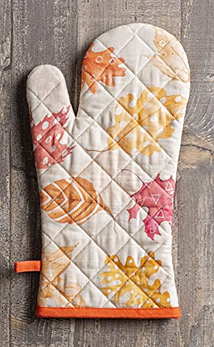 Maison d'Hermine Oven Gloves 100% Cotton Oven Mitt (103 - Colours of Autumn / 7.5" x 13" (Oven Mitt))