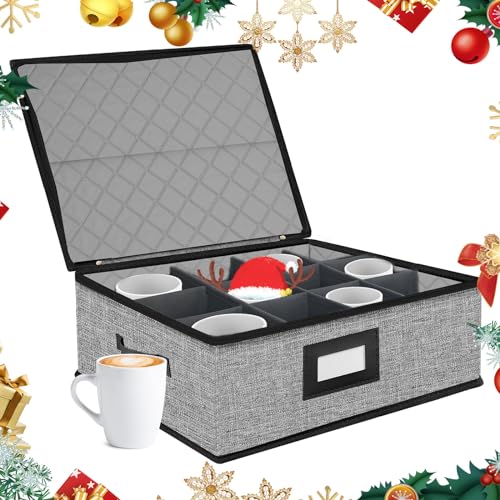 Quilted Mug Cup Storage Box