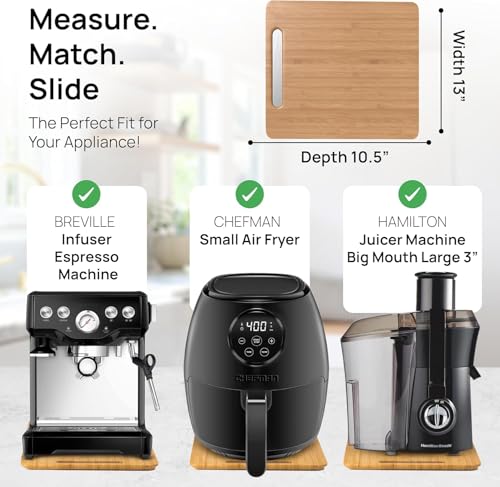 Appliance Slider (13”W x 10.5”D / Natural)
