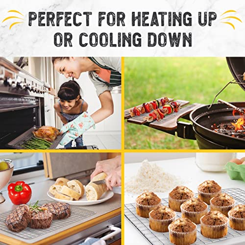 Cooling Racks for Cooking and Baking (3-Pack, Assorted Sizes / 2-Pack)