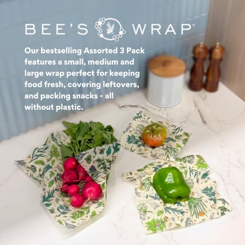 Beeswax Food Wraps (Herb Garden / Small, Medium, Large)