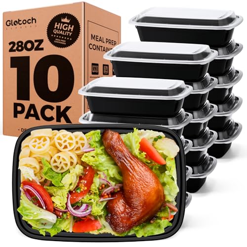 Glotoch 28oz Meal Prep Containers (28oz-10pc)