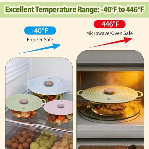 Silicone Lids for Bowl 3 Pack (A-3Mix)