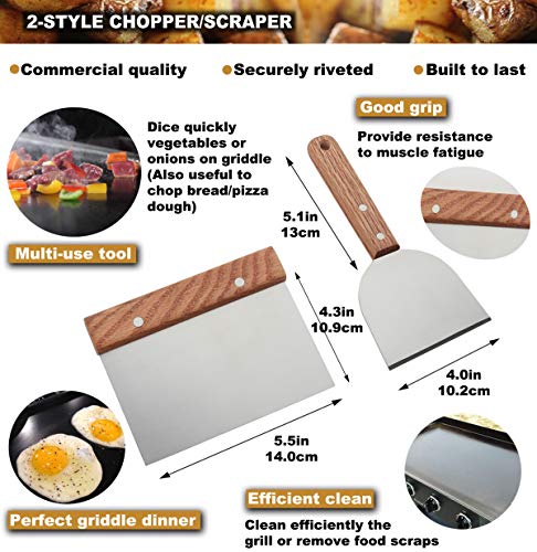 8pcs Professional Griddle Accessories Kit (8pcs Griddle Accessories Kit)