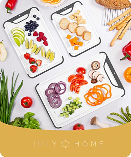 Cutting Boards for Kitchen (Black / 10"L x 7"W)