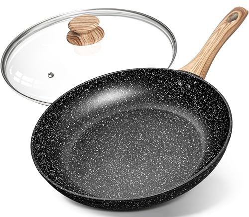 Non Stick Frying Pans (Black Granite / 12 Inch)