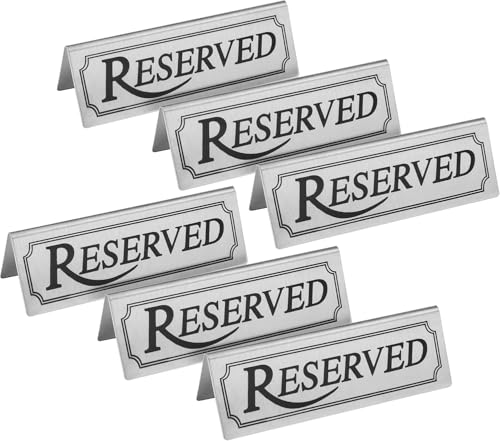 Stainless Steel Table Tent Sign
