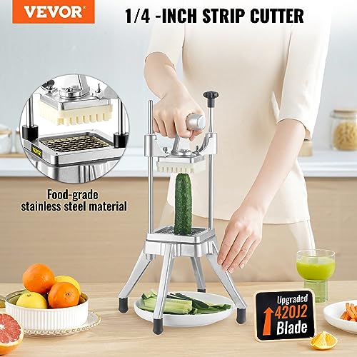 Commercial Vegetable Fruit Chopper 1 (Push style 1/4″)