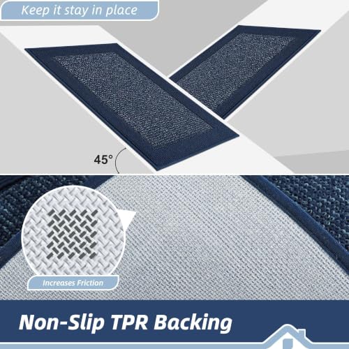 Indoor Door Mat 20" x 32" (Blue / 20" X 32" (Rectangular))