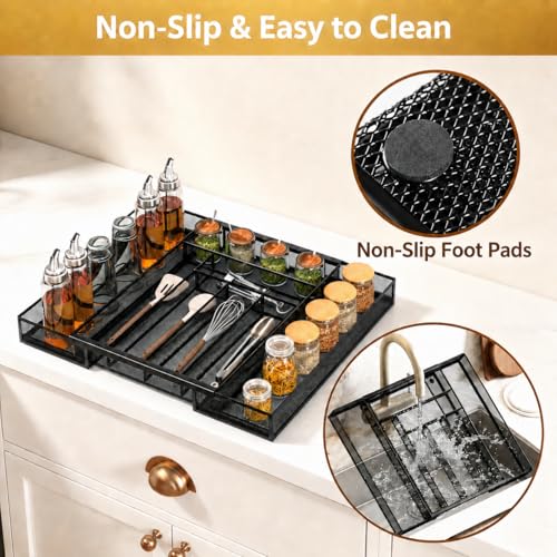Silverware Organizer Metal Mesh