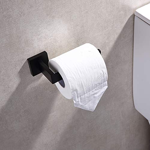 Toilet Paper Holder Matte Black