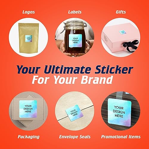 Custom Vinyl Stickers Your Image (100 Count)