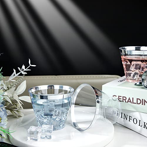 200PCS Silver Plastic Cups (9-Silver-200)