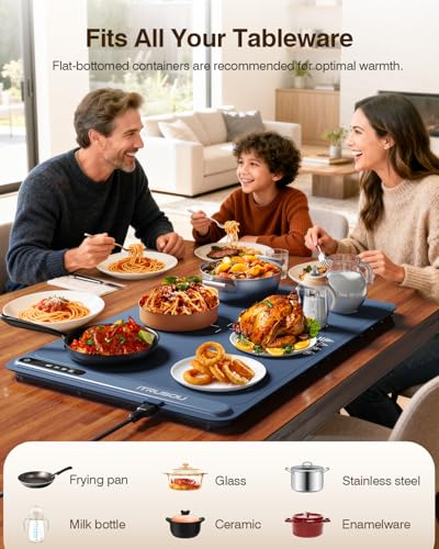 Warming Mat for Food (Blue / Large)