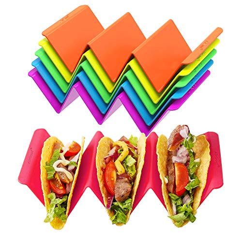 Colorful Taco Holder Stands Set of 6 (6-PCS)
