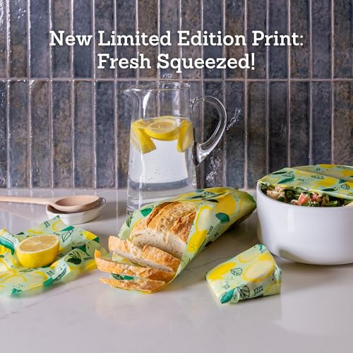 Beeswax Food Wraps (Fresh Squeeze / Small, Medium, Large)