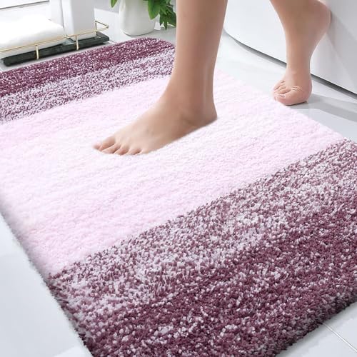Bathroom Rugs Mat 36x24 (36" X 24" / Mauve)