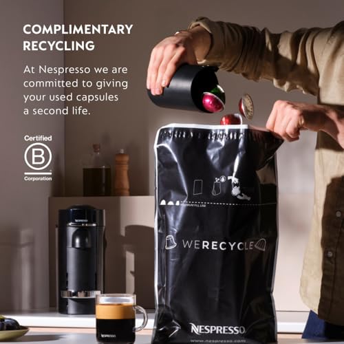 Vertuo Pop+ Deluxe Coffee & Espresso Maker by De'Longhi (Machine Only / Black Matte Chrome)