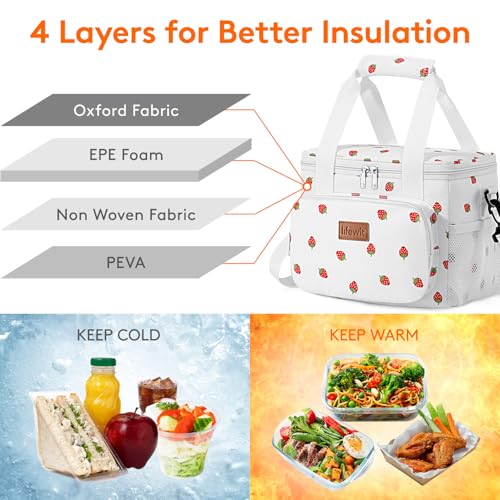 Medium Lunch Bag (Strawberry / Medium(9L))