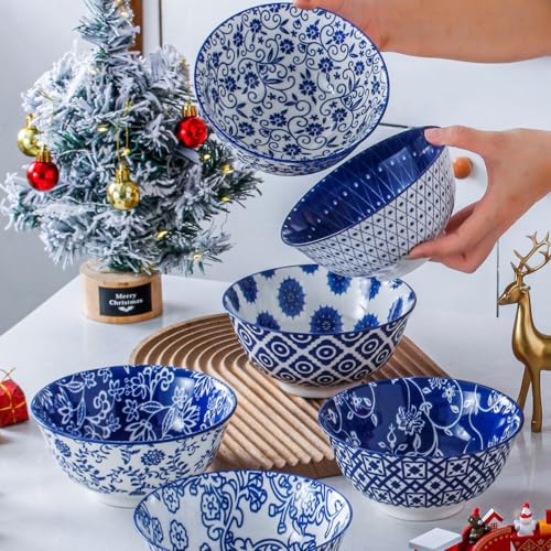 24 Oz Ceramic Soup Bowls Set of 6 (6 Count)