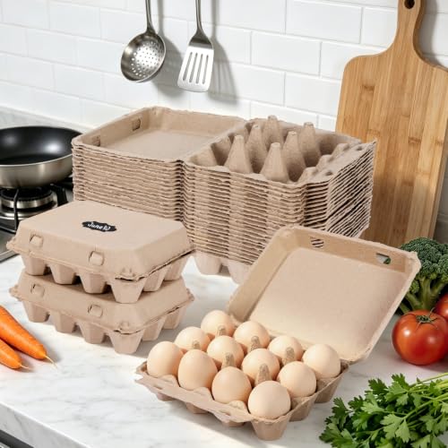 25 Pack Egg Cartons Bulk (3x4 Style - 25Pack)