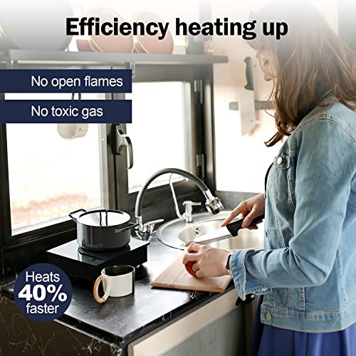 500W Mini Portable Induction Cooktop for Moka Pot & Small Cookware