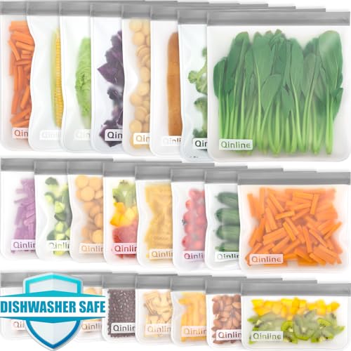 Reusable Food Storage Bags (Grey)