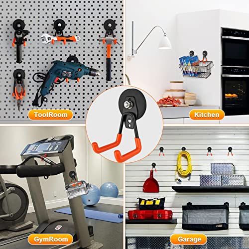 Heavy Duty Magnetic Garage Hook (Middle/4 PCS Magnetic Hooks)