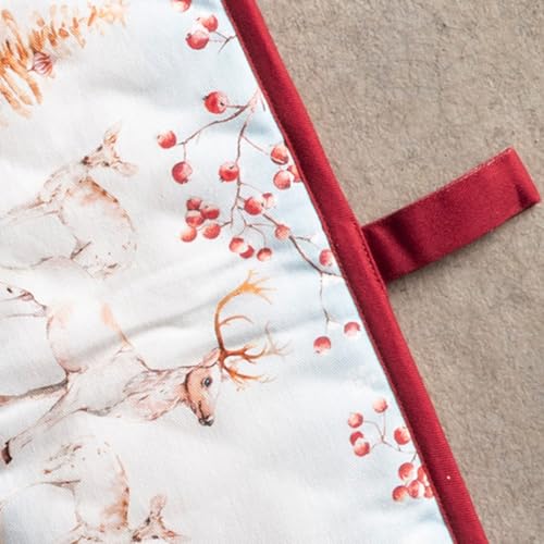 Double Oven Mitts 100% Cotton Double Oven Glove (113 - Fairy Tale Forest / 7" x 35" (Double Oven Mitt))