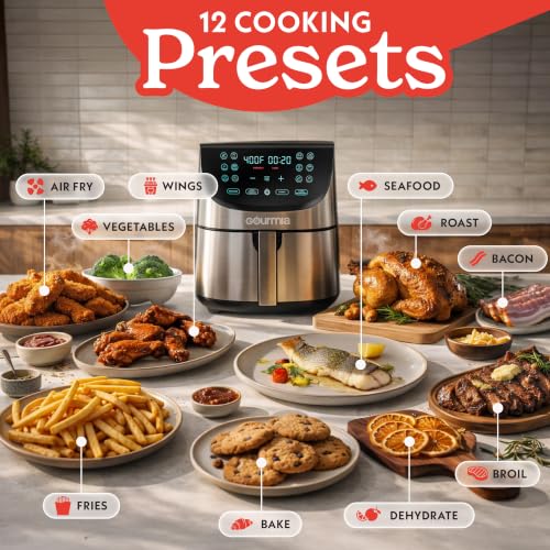 Air Fryer 8 Qt Basket Capacity