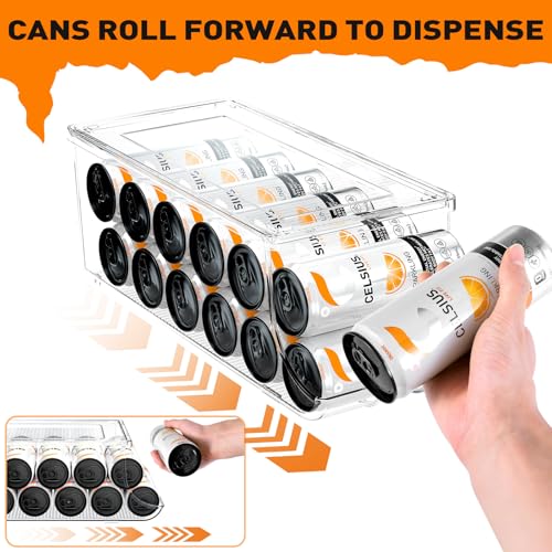 Skinny Can Organizer for Refrigerator (2 Count)